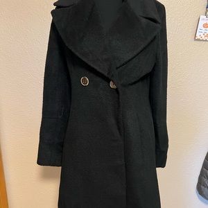 Tahari wool trench long coat size 10